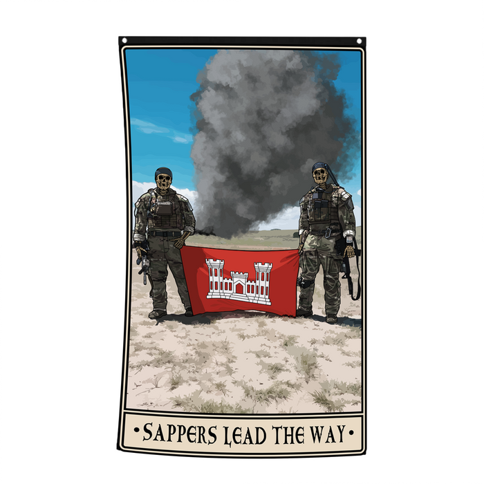 Sappers Lead The Way Flag