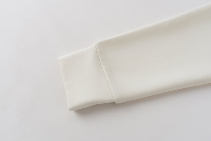 Scuba Hoodie Off White Sleeve
