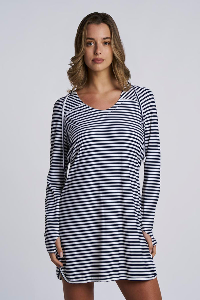 Color_White/Navy Stripe