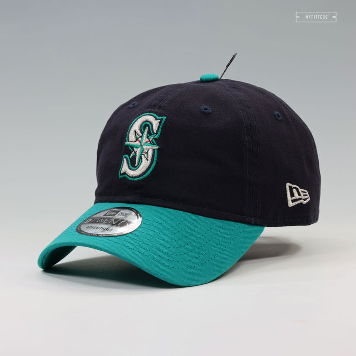 SEATTLE MARINERS 2 TONE NEW ERA 9TWENTY ADJUSTABLE DAD HAT