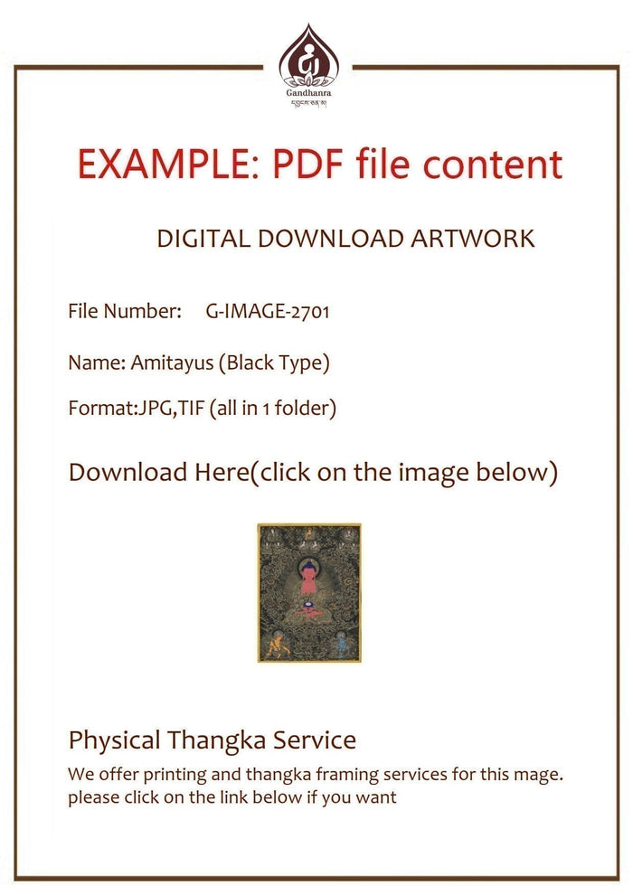 Shakyamuni Image - Tibetan thangka painting, view 6