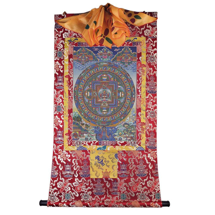 Shakyamuni Image - Tibetan thangka painting, view 7