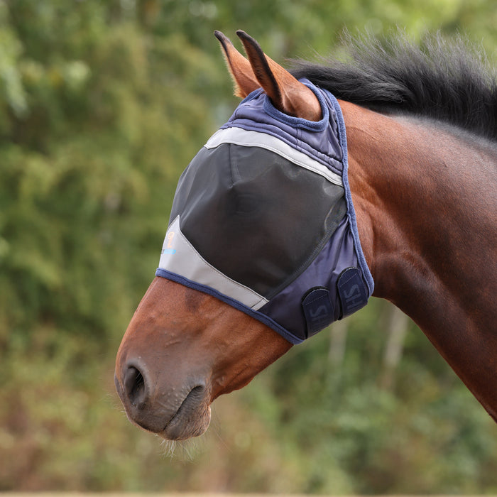 Shires FlyGuard Pro Fine Mesh Fly Mask With Ear Hole