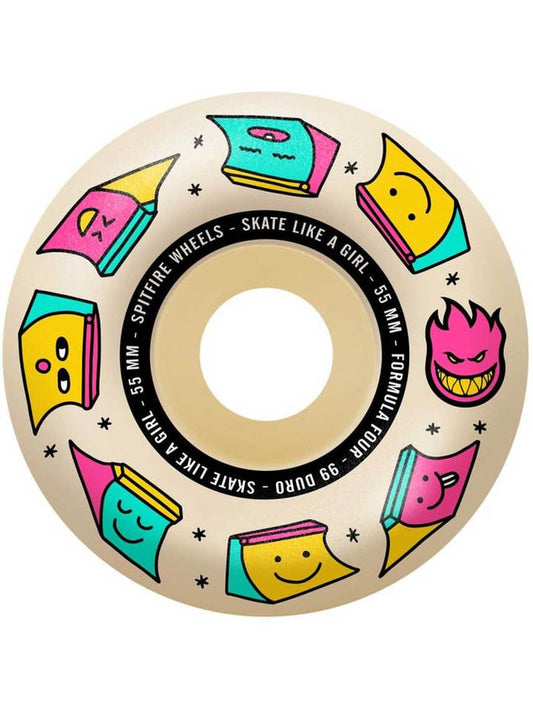 SPITFIRE FORMULA FOUR SKATE LIKE A GIRL RADIAL SKATEBOARD WHEELS