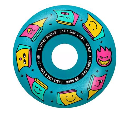 SPITFIRE FORMULA FOUR SKATE LIKE A GIRL RADIAL SKATEBOARD WHEELS