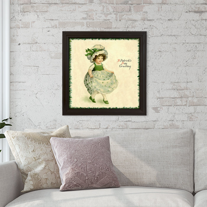 St. Patrick's Day Greetings Girl