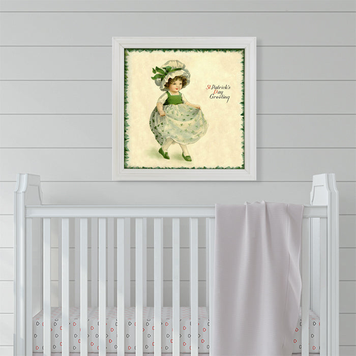 St. Patrick's Day Greetings Girl