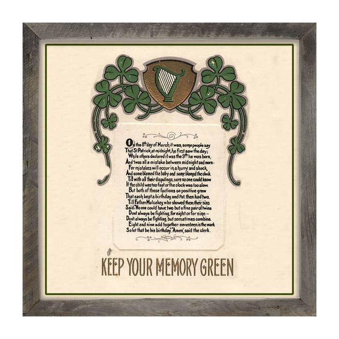 St. Patrick's Day Memories