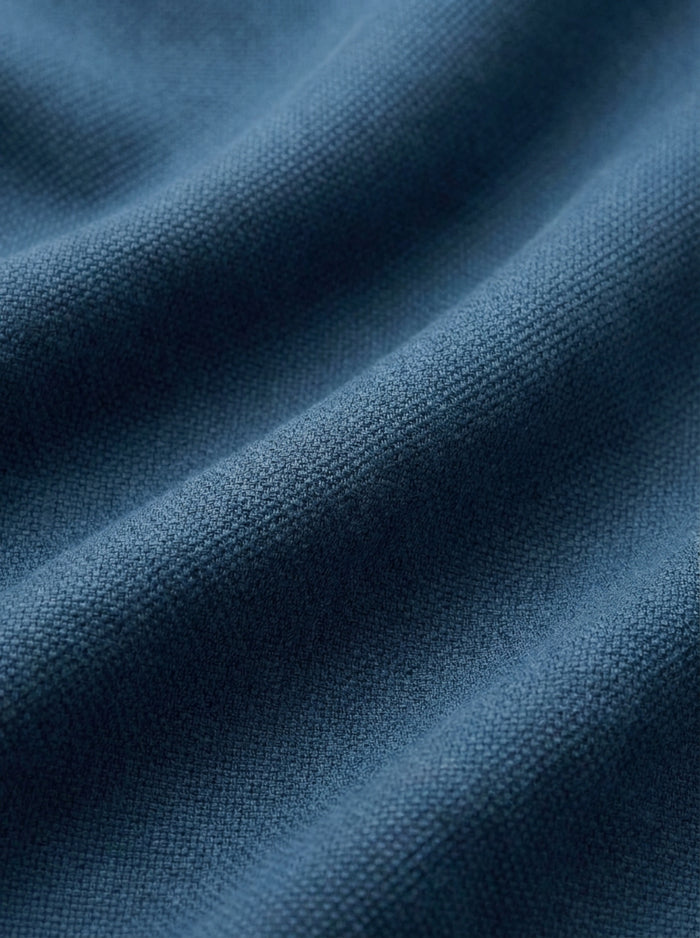 Starka Dobby Garment Dyed Blue Full Sleeve Tailored Fit Casual Cotton Shirt