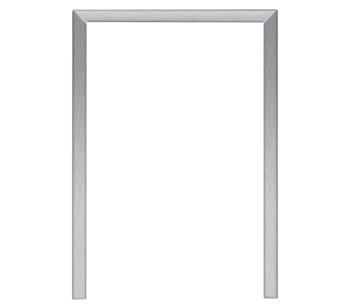 Summerset RTK-24LG Kegerator Trim Kit - installed detail