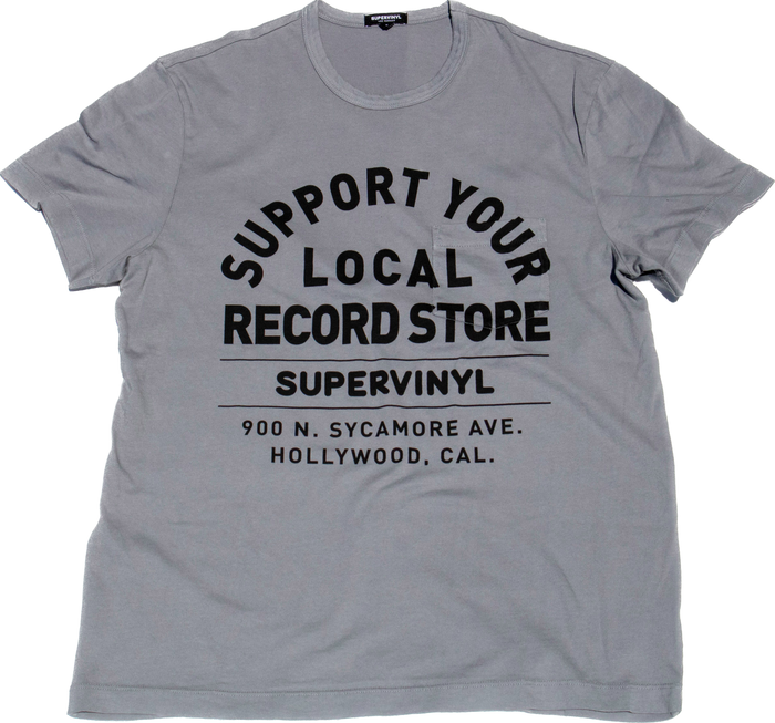 Support Your Local Record Store A-Side (Nickel Grey)