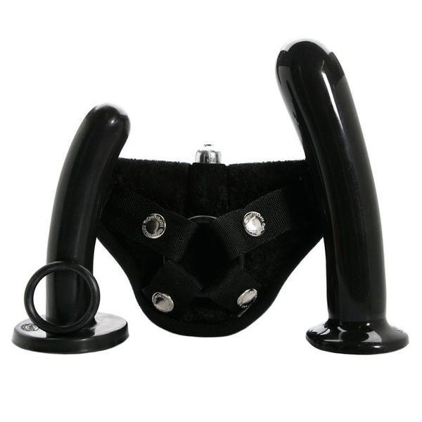 Tantus Bend Over Intermediate Harness Kit With 2 Dildos