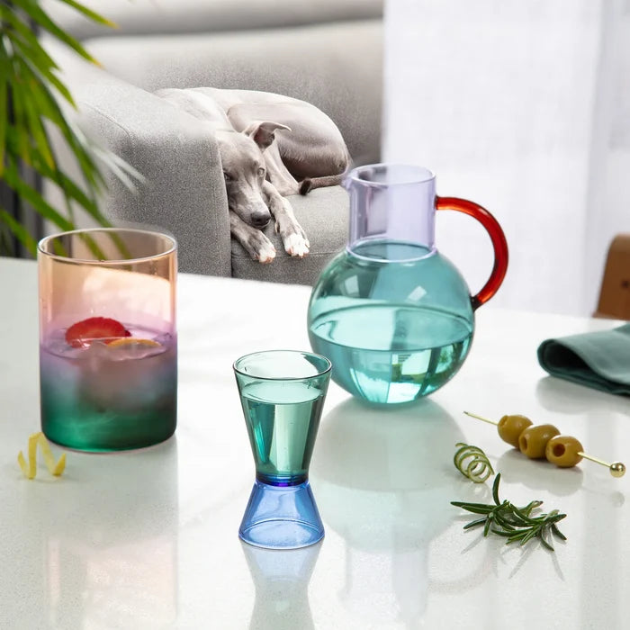 Teal Blue Cocktail Jigger