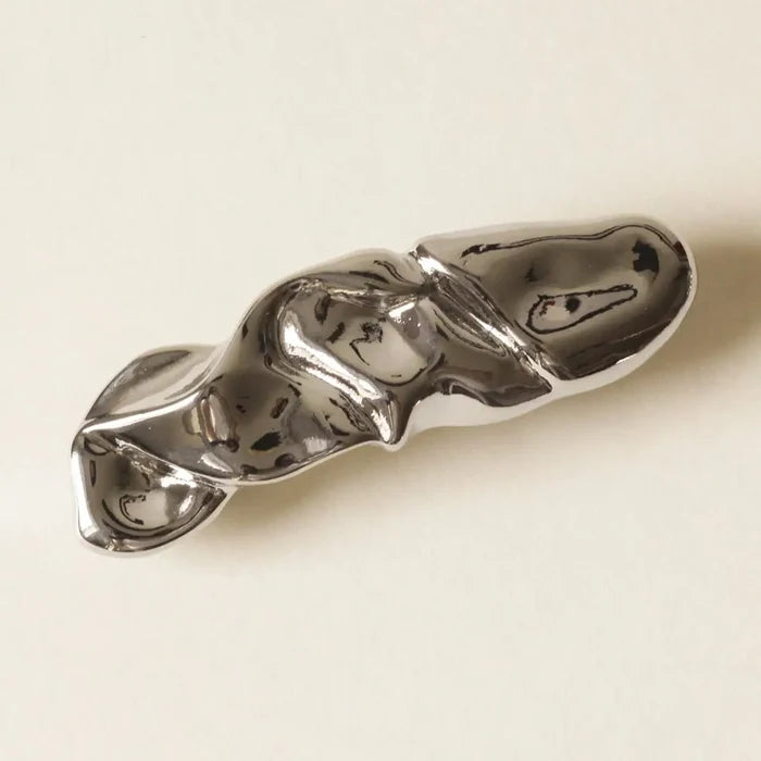 Textured Metal Barrette