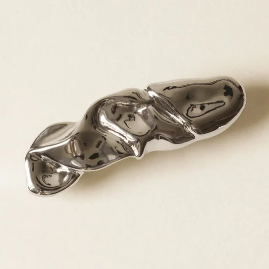 Textured Metal Barrette
