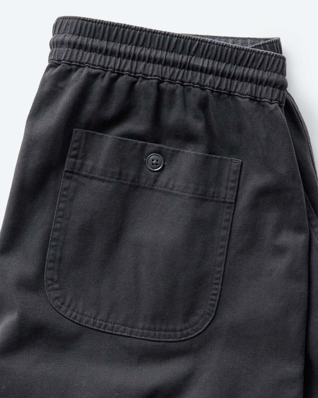 The Apres Short | Organic Faded Black Foundation Twill | Taylor Stitch