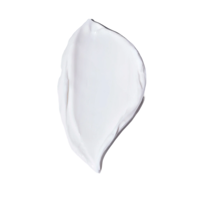 White creamy hand treatment texture for dry, irritated hands