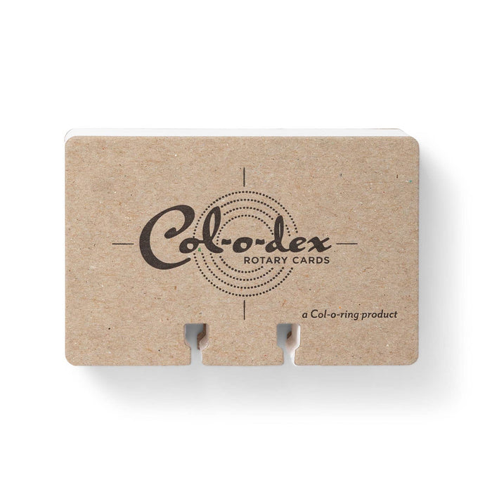 The Well-Appointed Desk - Col-o-dex Rotary Cards