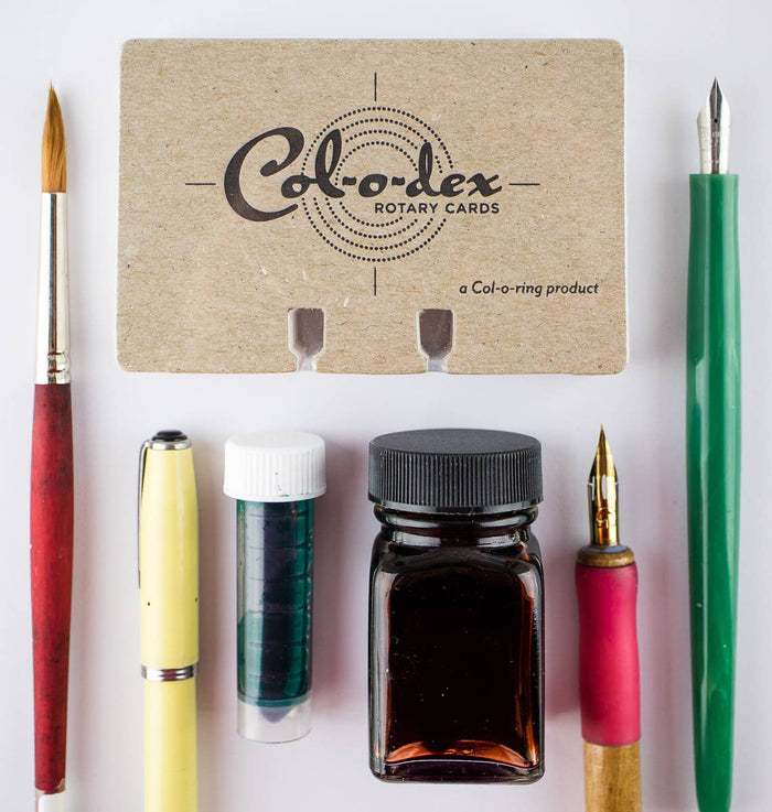 The Well-Appointed Desk - Col-o-dex Rotary Cards