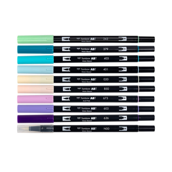 Tombow - Dual Brush Pen Art Markers - Mermaids Set