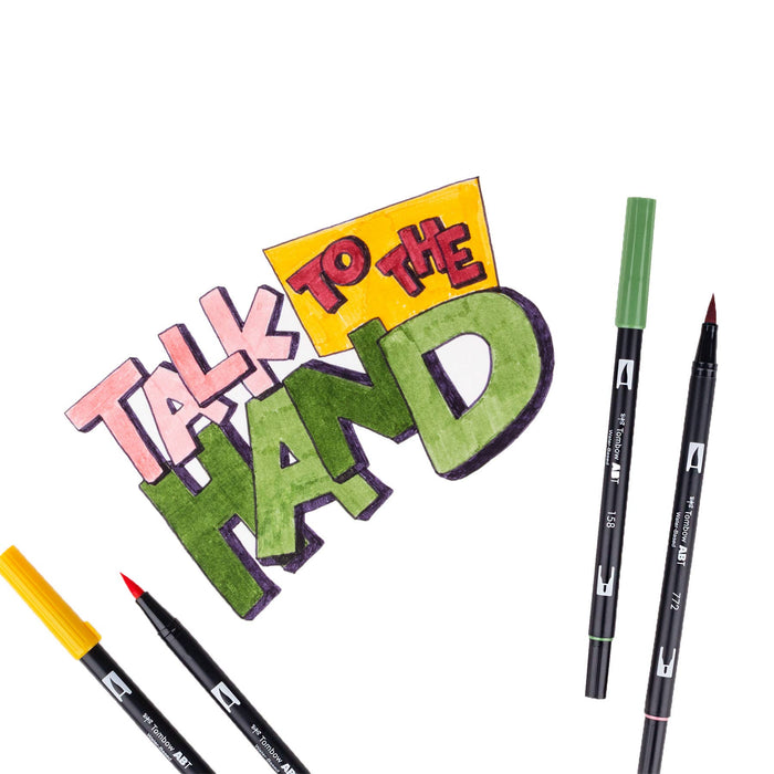 Tombow - Dual Brush Pen Art Markers - Nineties Set - 10 Pack