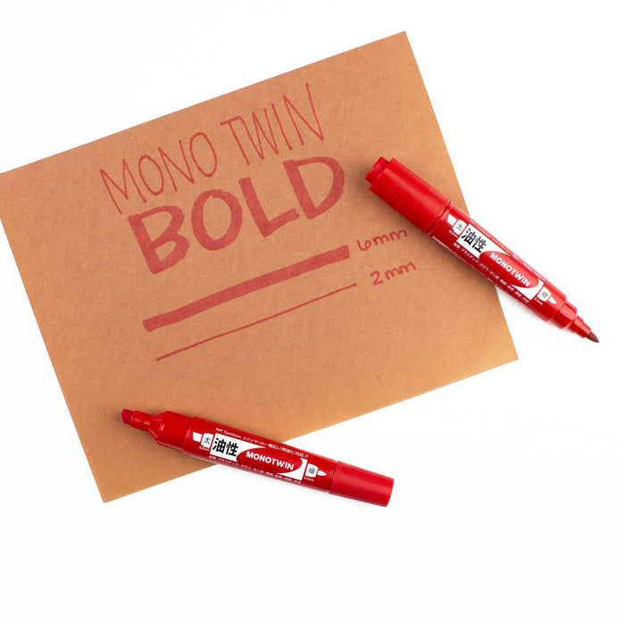 Tombow - MONO Twin Bold - Red