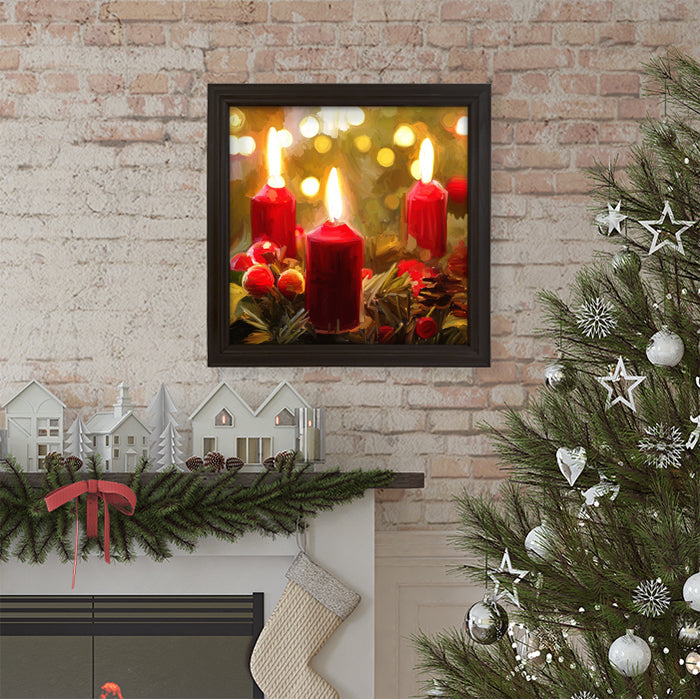 Trio of Christmas Candles