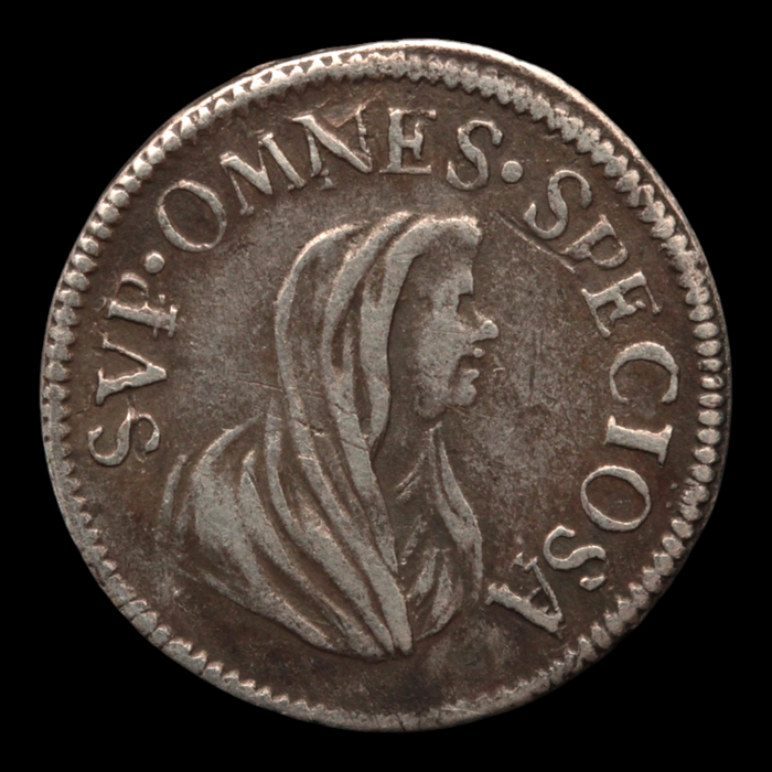 Tuscany, Pisa, Cosimo III, Silver ½ Giulio - 1722 CE - Italian States