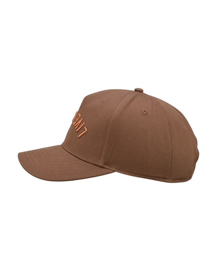 Upside Down Luck 18 Brown Cotton Twill Hat