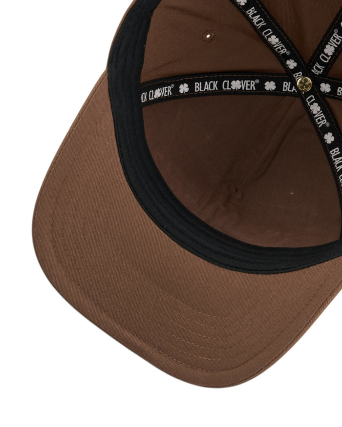 Upside Down Luck 18 Brown Cotton Twill Hat