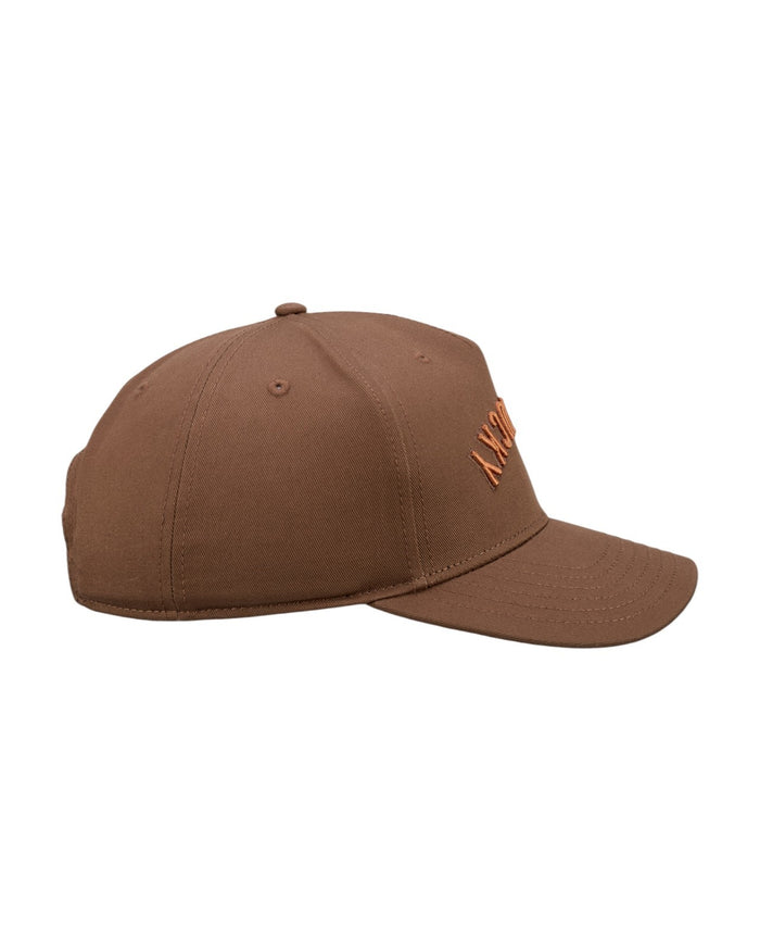 Upside Down Luck 18 Brown Cotton Twill Hat