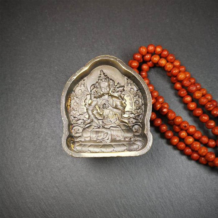 Vajrasattva Tsa Tsa Mold 2.95“ - Tibetan tsa tsa mold, front view