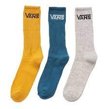 VANS CLASSIC CREW 3 PACK SOCKS