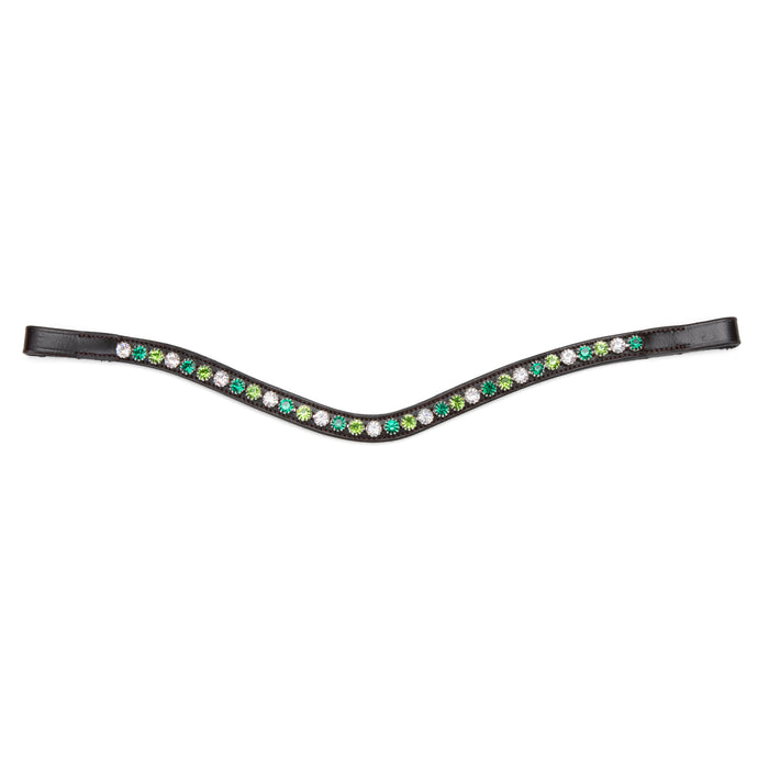 Velociti GARA Green Diamante Browband