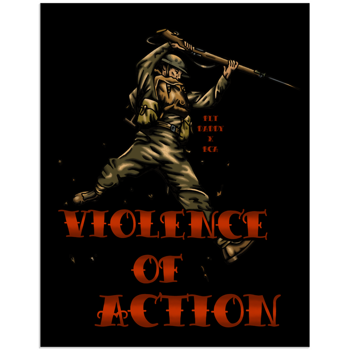 Violence Of Action Acrylic Print