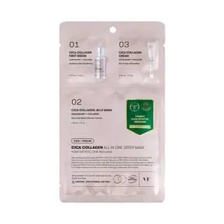 VT Cica Collagen All in One 3-Step Mask - Serum + Cream + Jelly Mask (1 unit) Face K