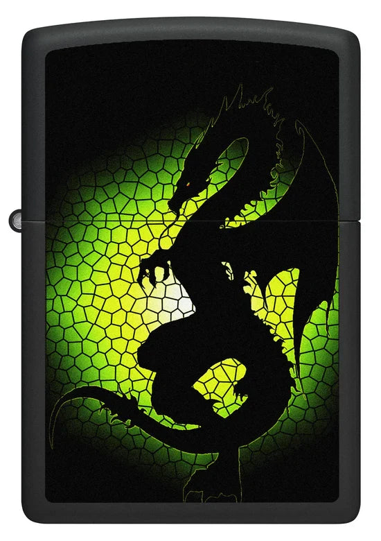 Zippo Mythical Dragon Green And Black - 218-110230