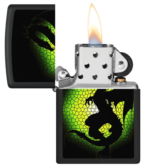 Zippo Mythical Dragon Green And Black - 218-110230