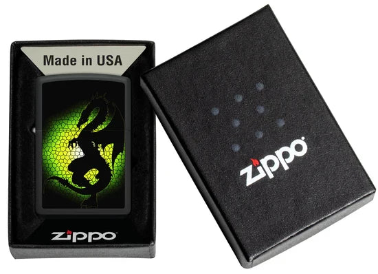 Zippo Mythical Dragon Green And Black - 218-110230